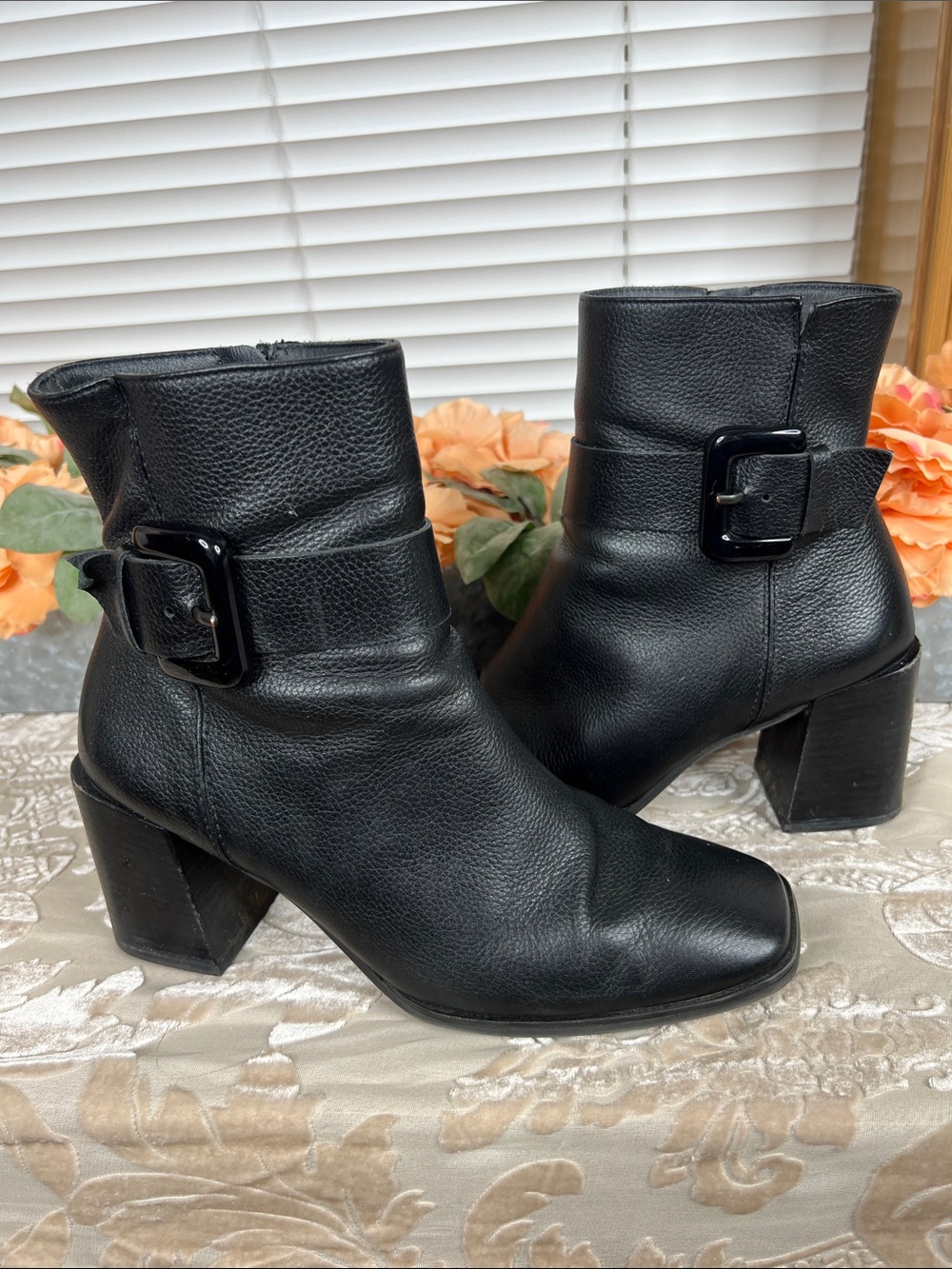 Paul Green  Nirvana Black Leather Boot  Women’s Size US 8.5 UK 6 - Picture 2 of 15